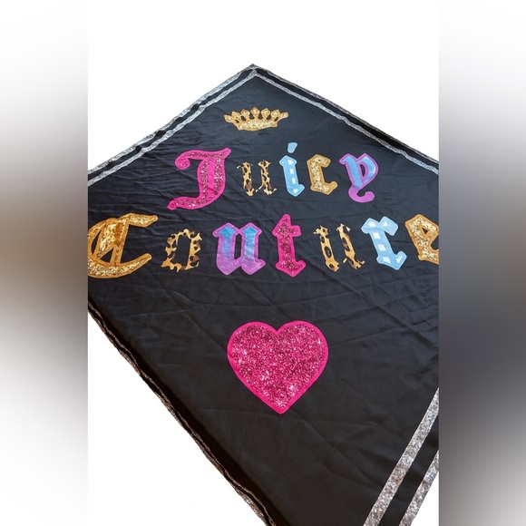 Juicy Couture Y2K Scarf – 35” x 35” - Picture 2 of 4